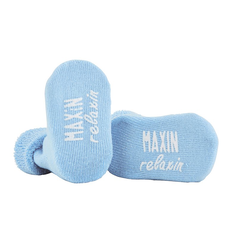 Maxin Relaxin Blue Socks