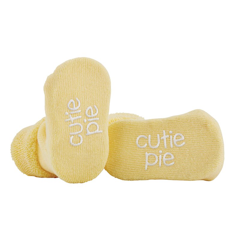 Cutie Pie Yellow Socks