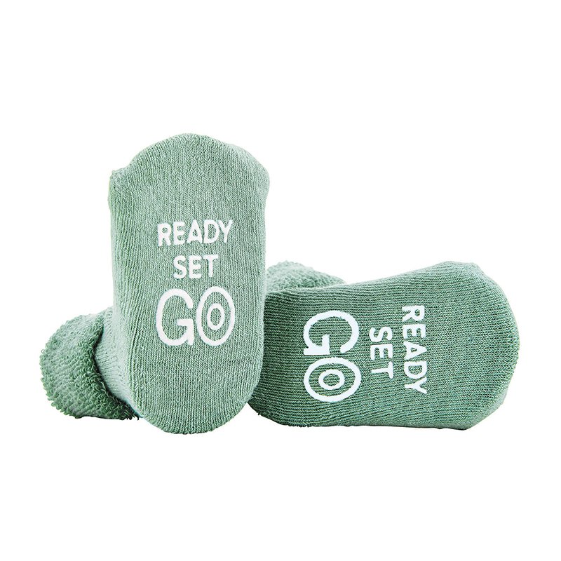 Ready Set Go Green Socks