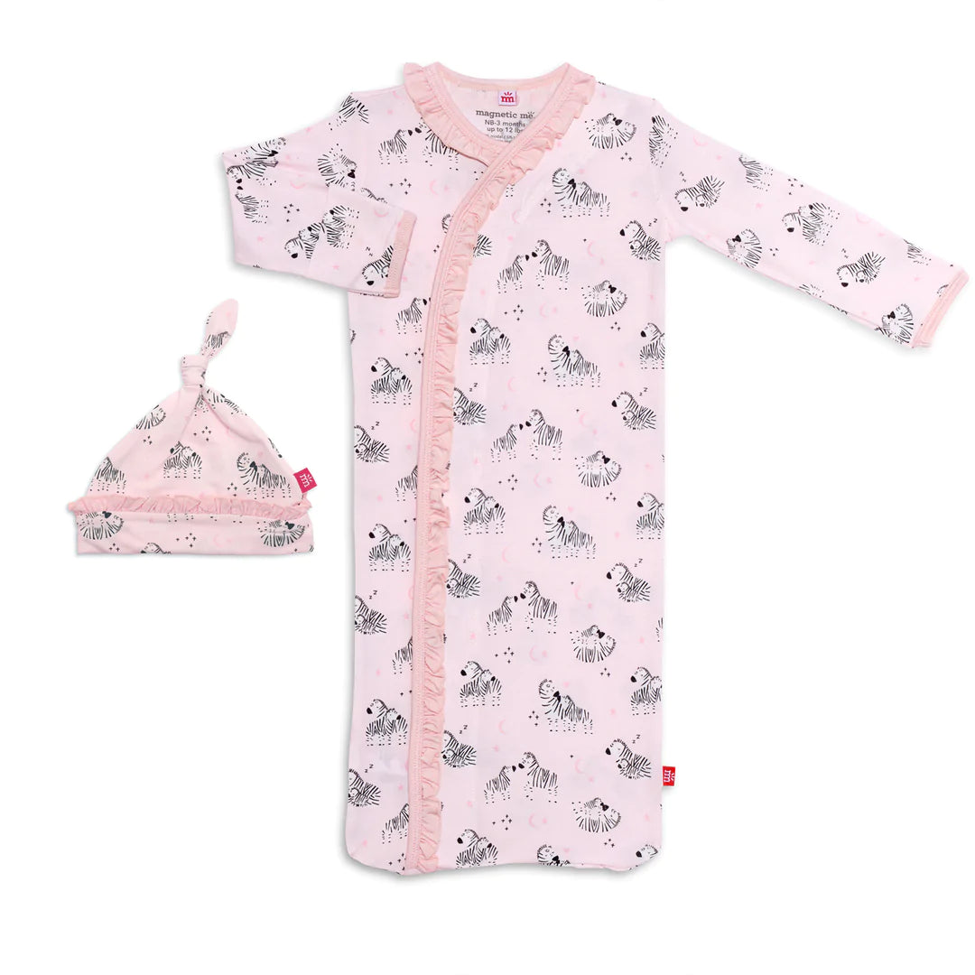 Pink Zbest Time Modal Gown & Hat