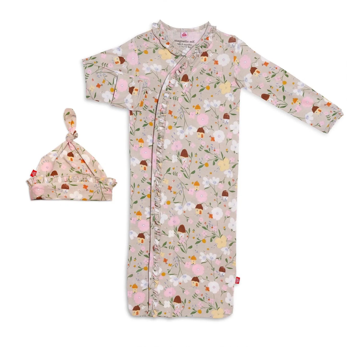 Portabella Posies Magnetic Gown & Hat