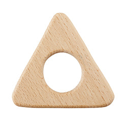 Triangle Heirloom Wood Teether