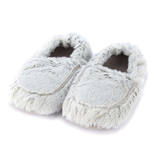 Gray Marshmallow Warmie Slippers