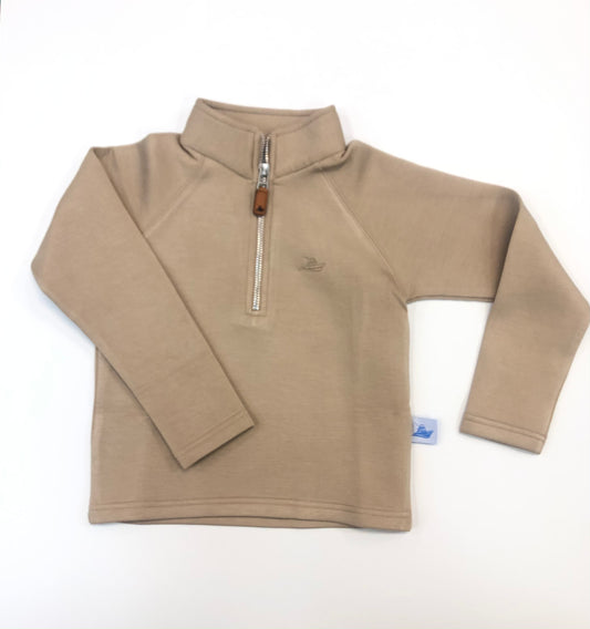 Khaki Perf Pullover