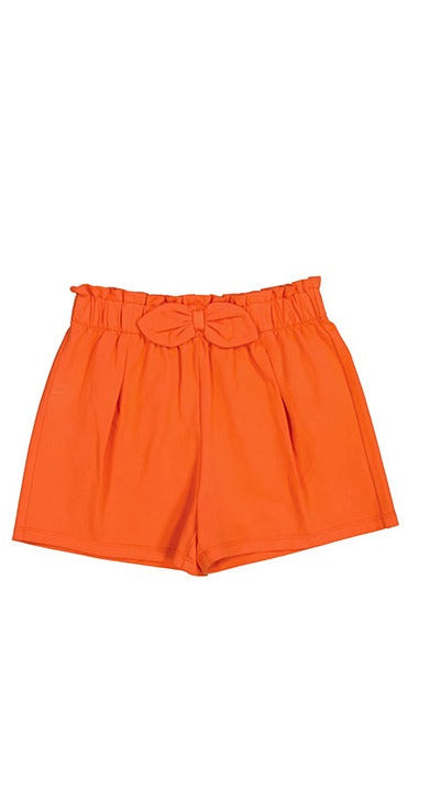 Orange Elastic Short