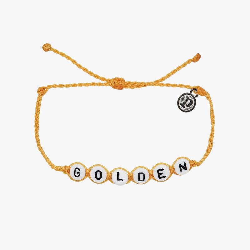 Golden Word Bracelet