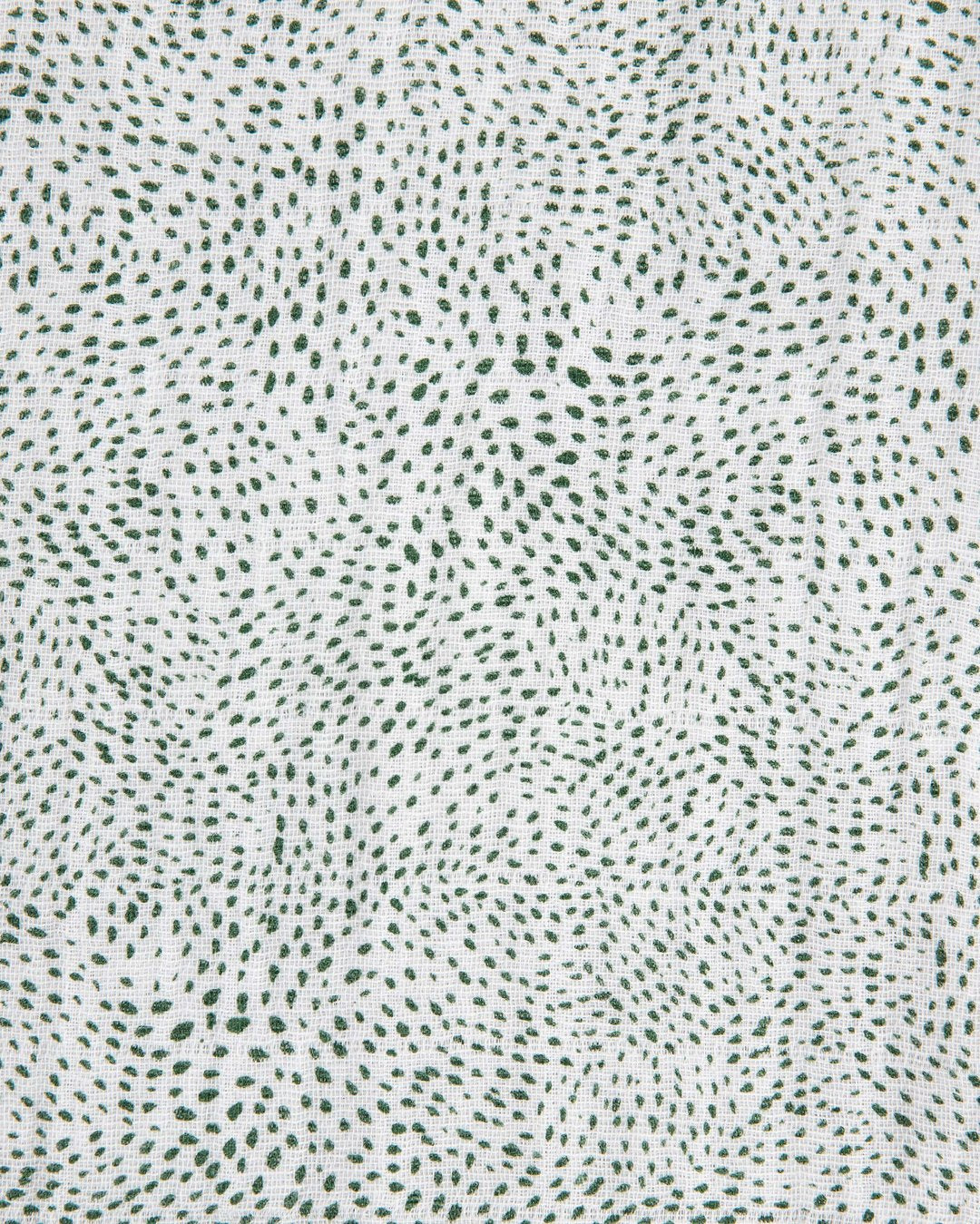 Green Seed Cotton Muslin Swaddle Blanket