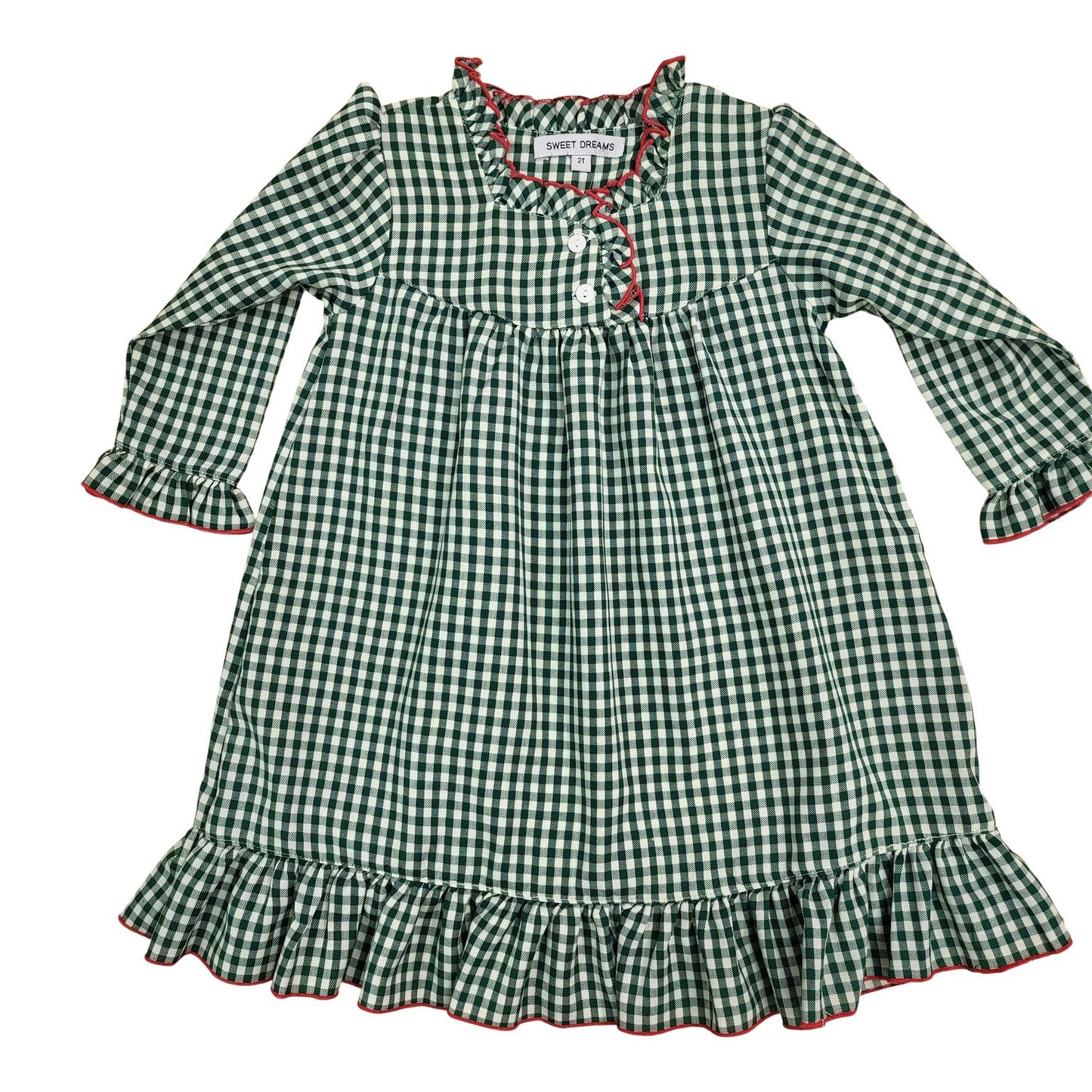 Green Gingham Gown