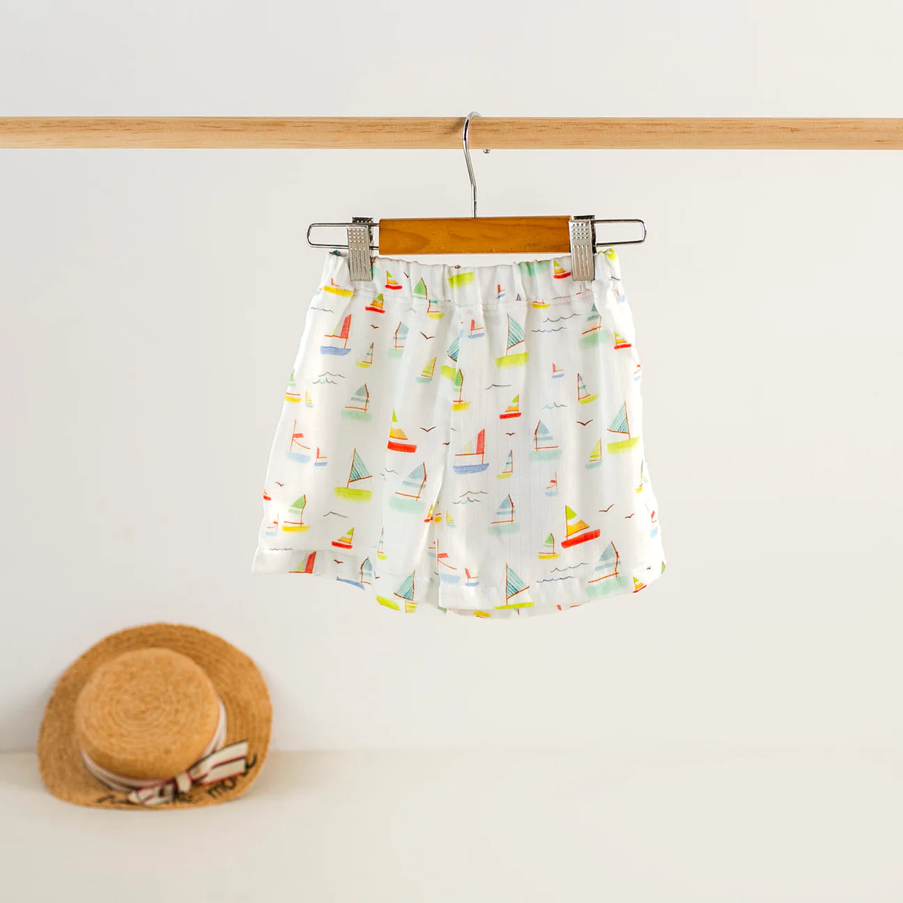 Come Sail Away Organic Shorts