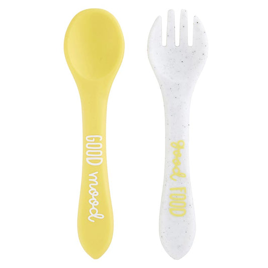 Good Mood Silicone Spoon + Fork
