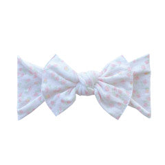 Printed Knot Baby Bling Bow