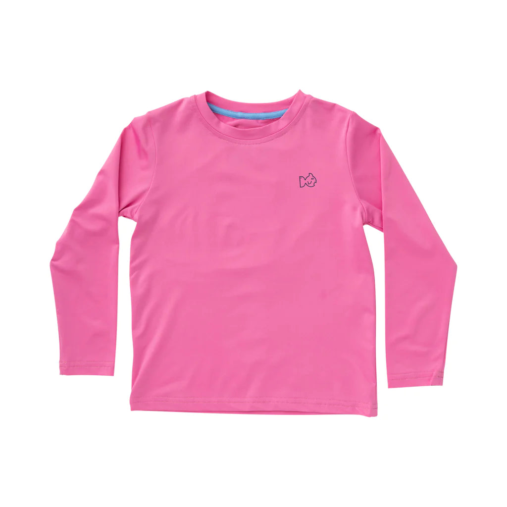 Pink Crab L/S Performance Tee