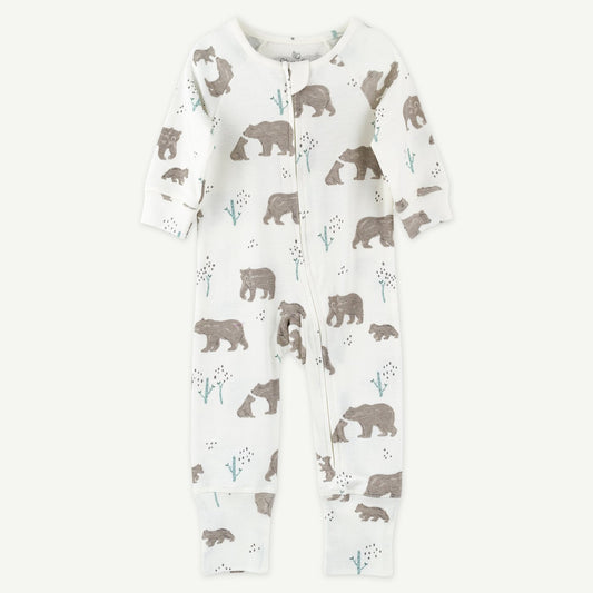 Watercolor Bear Unionsuit