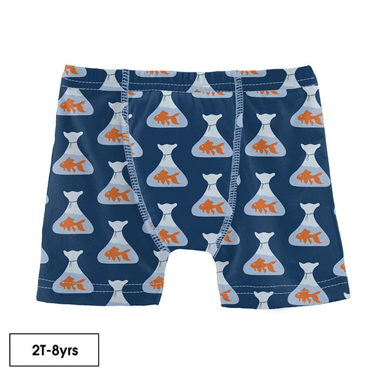 Navy Goldfish Prize Boxer Brief