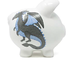 Mythical Dragon Piggy Bank