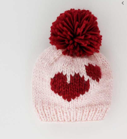 Double Red Sweetheart Pink Hat