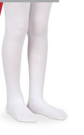White Smooth Microfiber Tights