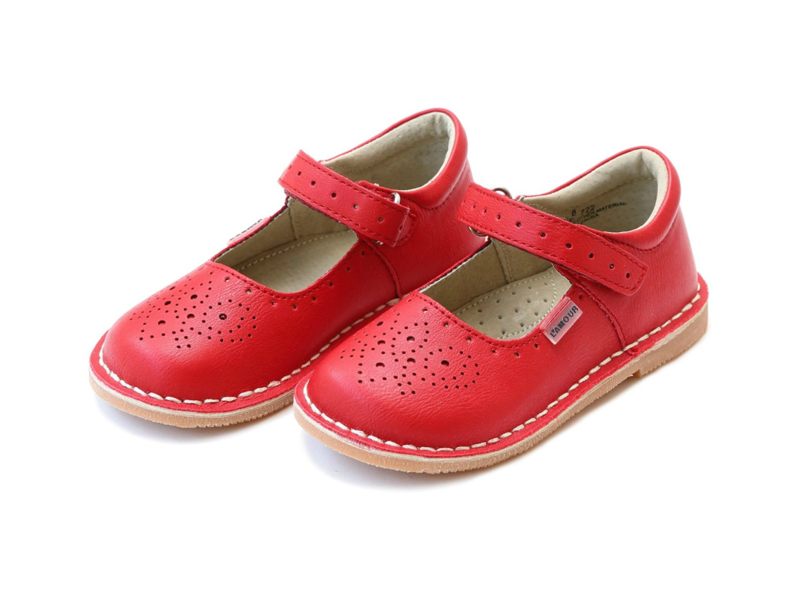 Red Ollie Leather English MJ
