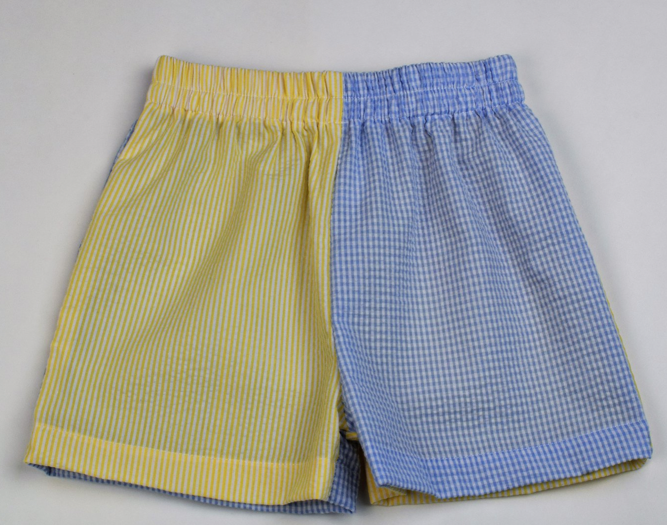 Blue Tee & Bl Yellow Short Set