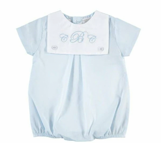 Baby Boy Monogram Creeper