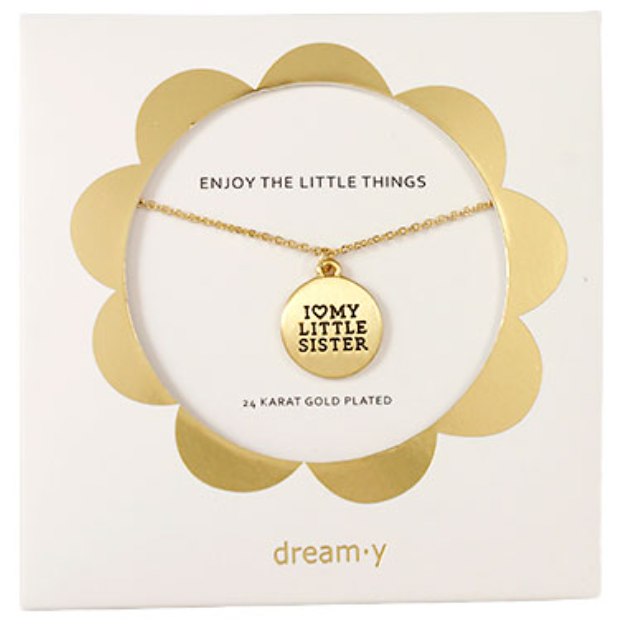 "I Love My Little Sister" Necklace