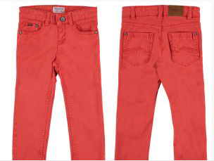 Apricot 5 Pockets Twill Trousers