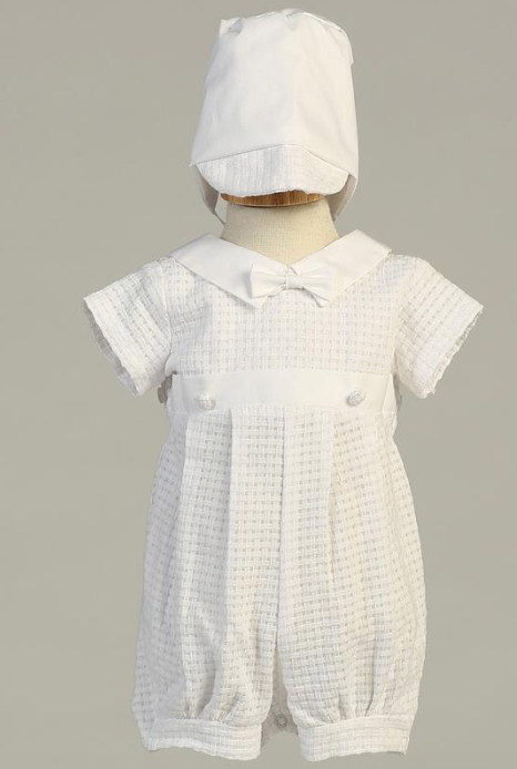 Mason Christening with Detachable Gown & Hat