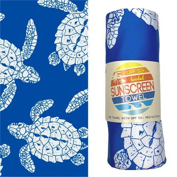 UPF 50+ Sunscreen Towel w/Hood