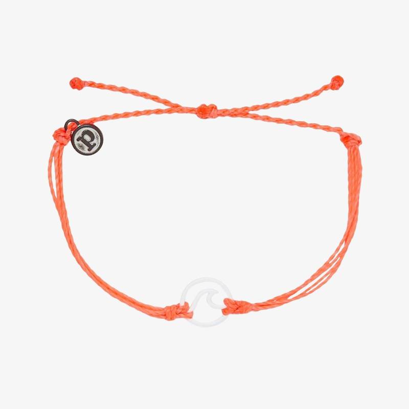 Enamel Wave White Strawberry Bracelet