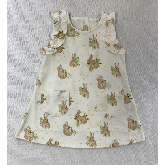 Adorable Bunnies Ruffle Dress