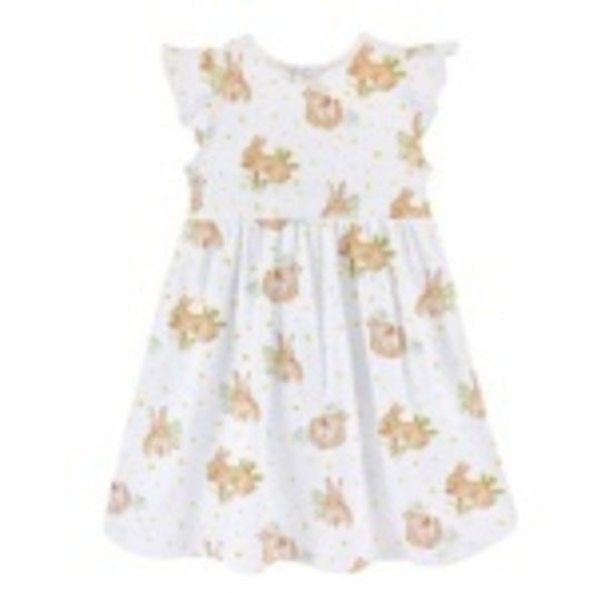 Adorable Bunnies Dress NO RUFFLE