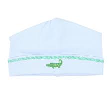 Blue Tiny Alligator Emb. Hat