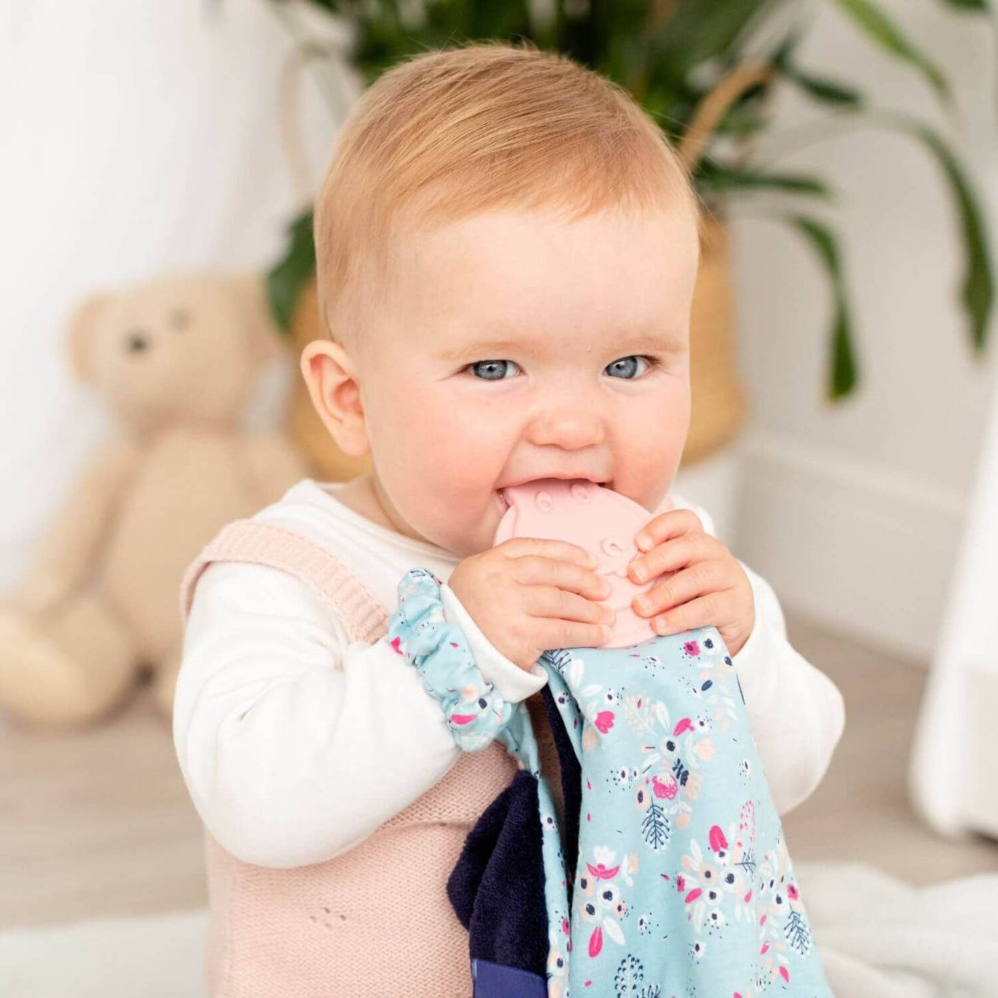 Lovey with Botanical Bloom Teether