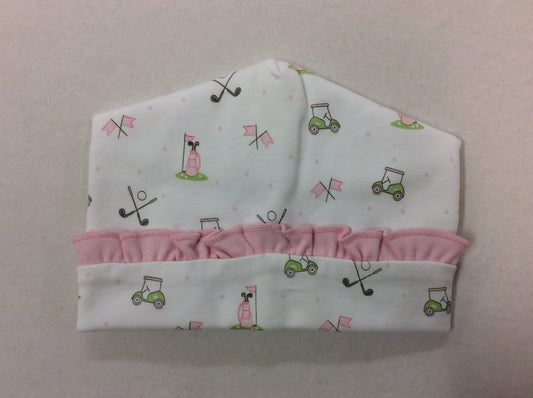 Putting Around Pink Printed Hat