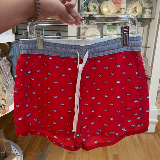 Channel Marker Red Lounge Shorts