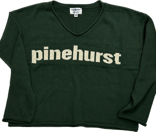 Women's Green Pinehurst Sweater