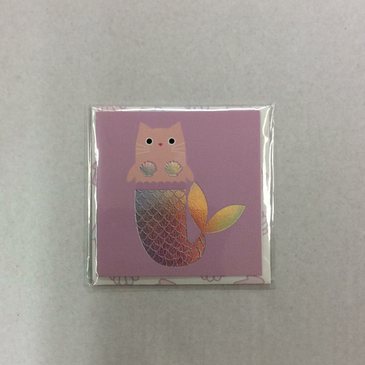Purrmaid Gift Enclosure Card
