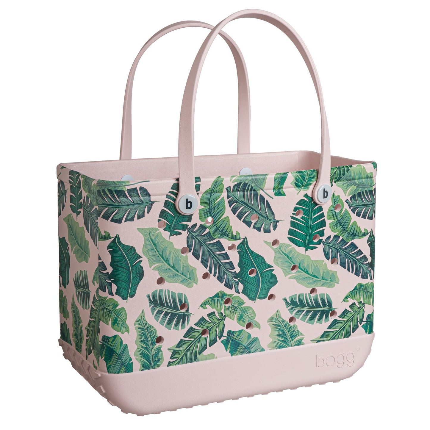 Palm Leaf Print Large Bogg Bag