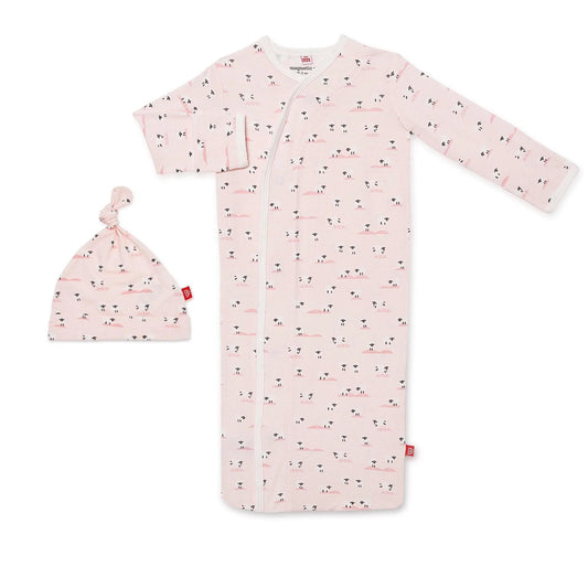Pink Baa Baa Magnetic Modal Gown Set