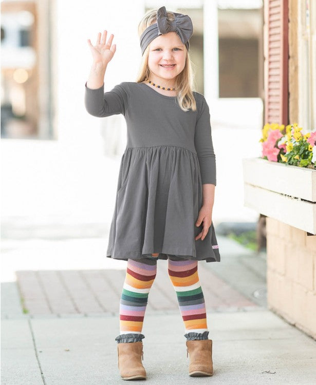 Fairytale Rainbow Ruffle Leggings