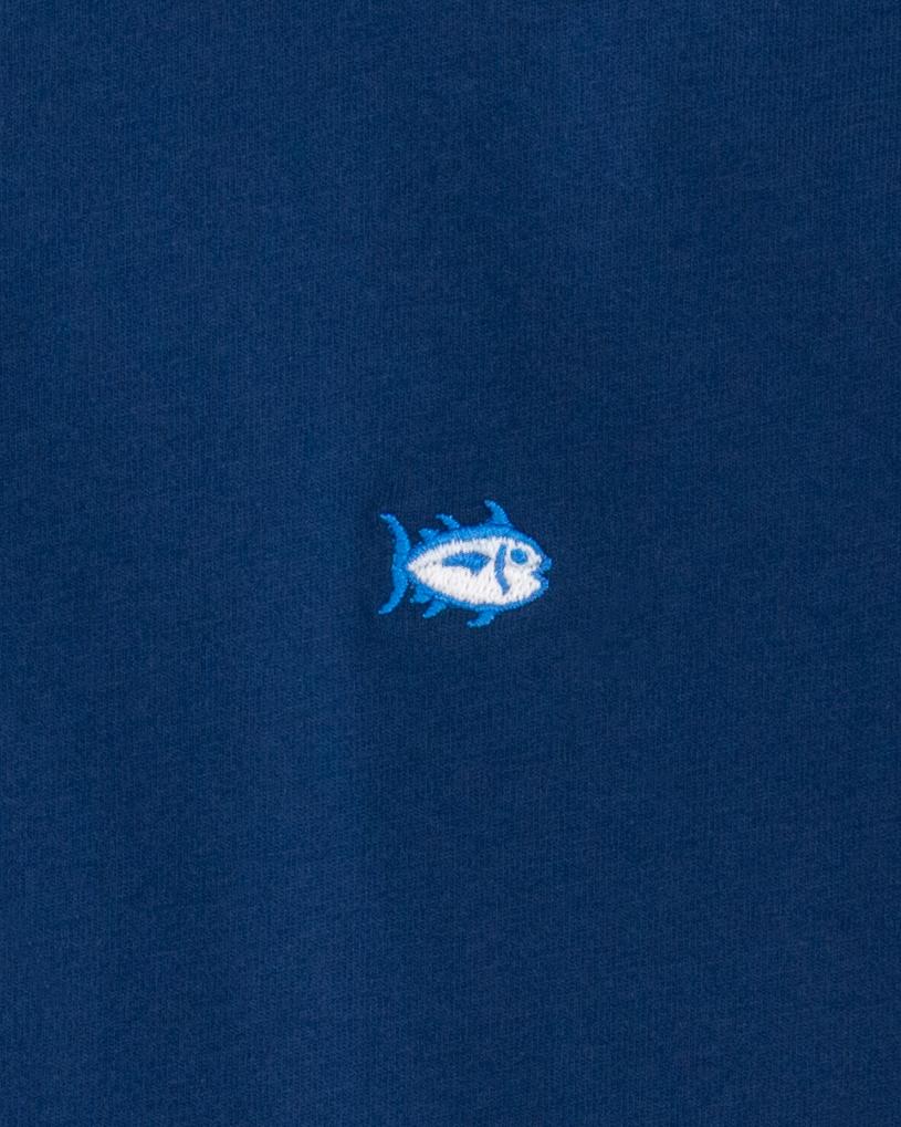 Yacht Blue SS Skipjack Embroidered Tee