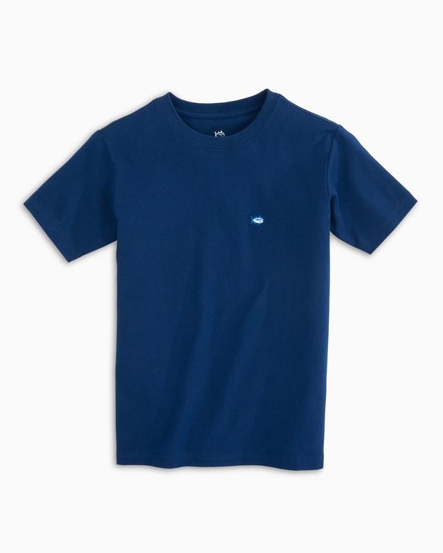 Yacht Blue SS Skipjack Embroidered Tee